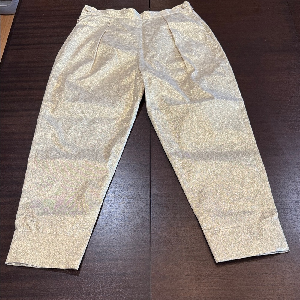 Rachel Comey Gold Blazer and Pants Set Sz 6 - Picture 4 of 10